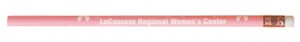 Think pink with pink and white pencils with your logo or slogan