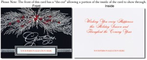 Show customers you care with imprinted holiday cards